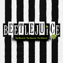 Beetlejuice Jr. Musical Title Art